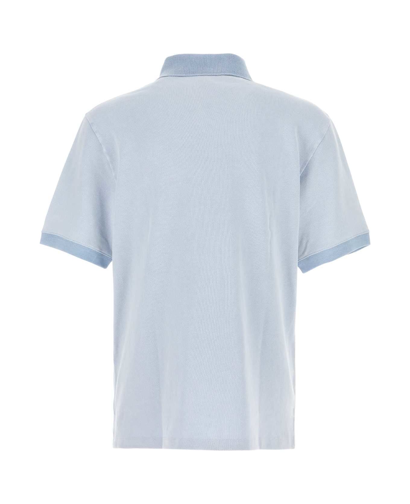 Loewe Powder Light Blue Piquet Polo Shirt - LIGHTBLUE ポロシャツ