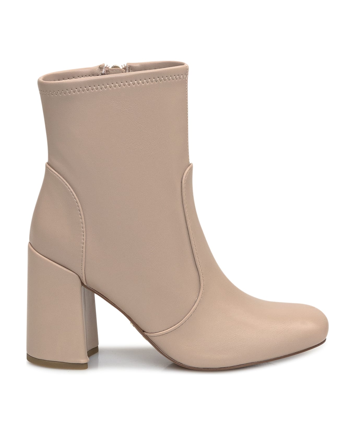 Steve Madden Boot With Heel - NATURAL