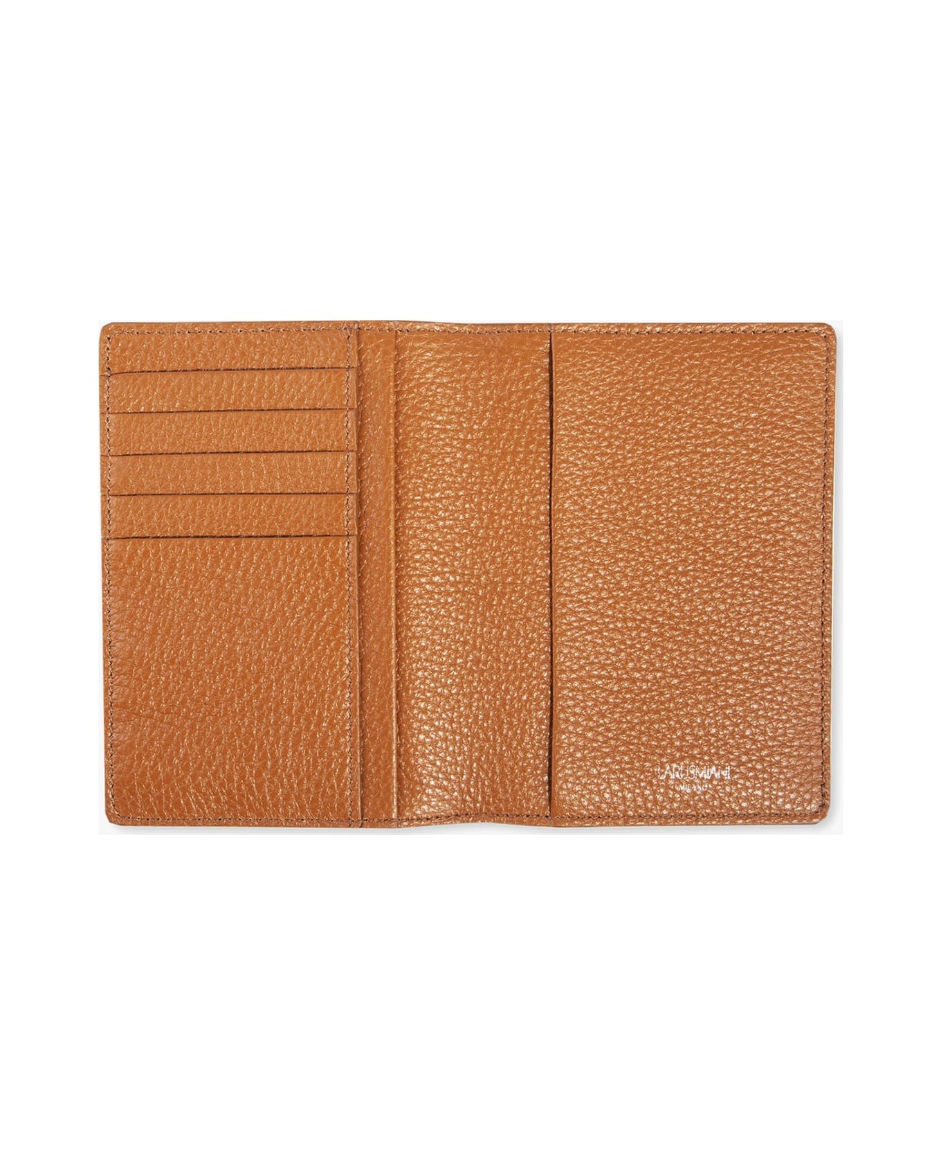 Larusmiani Passport Cover "concorde" - light brown