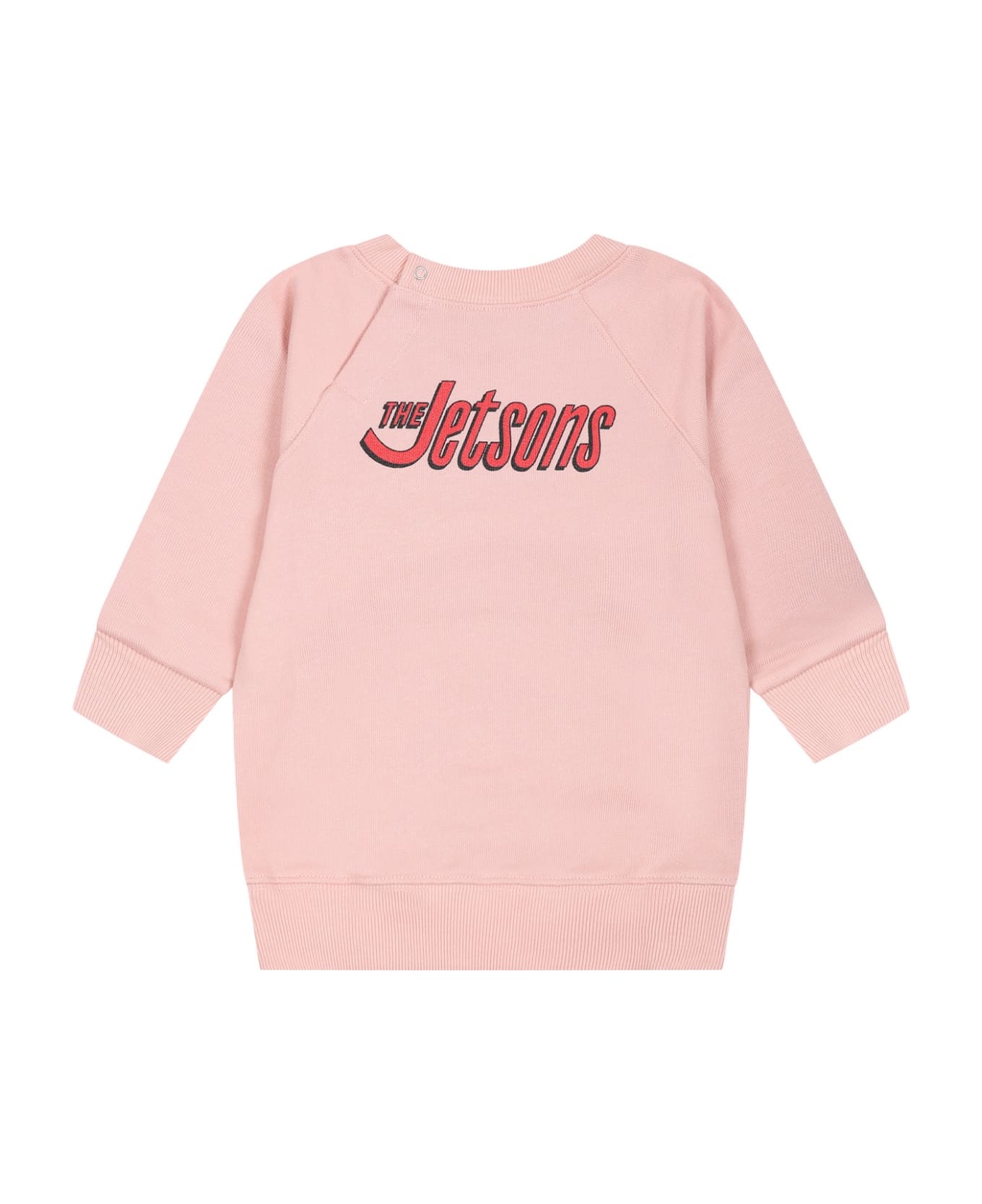 Gucci Pink Sweatshirt For Baby Girl With Print And Logo - Pink