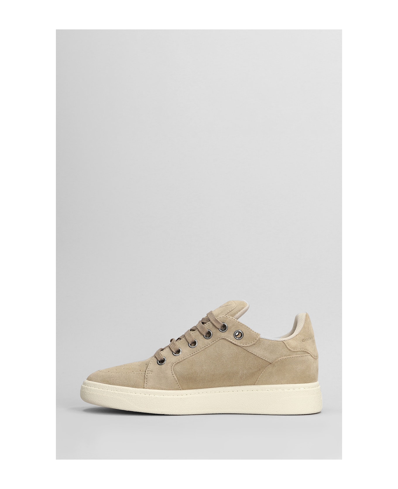 Giuseppe Zanotti Gz94 Sneakers In Beige Suede - beige