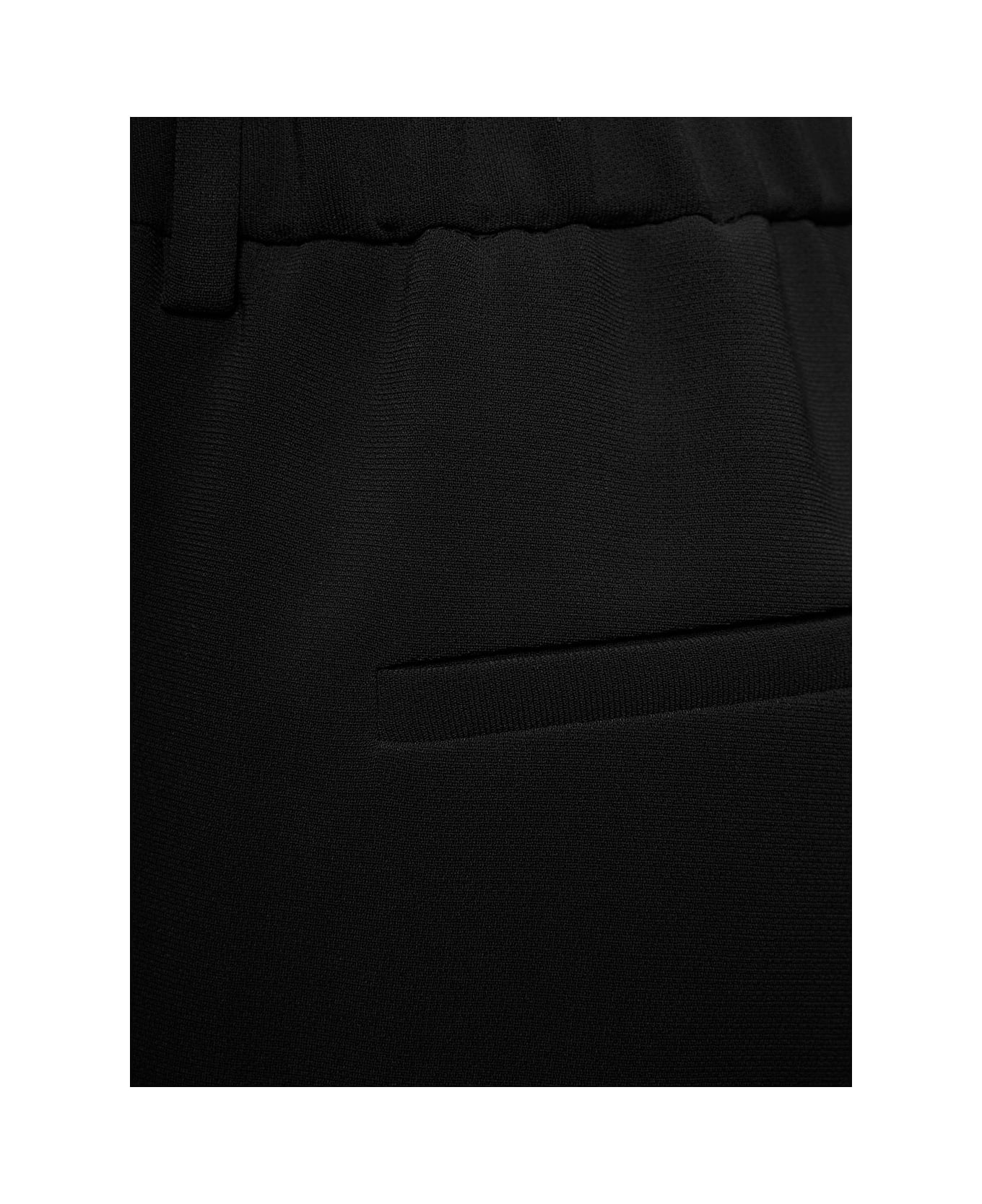 Alberto Biani Woman Black Triacetate Trousers - Black