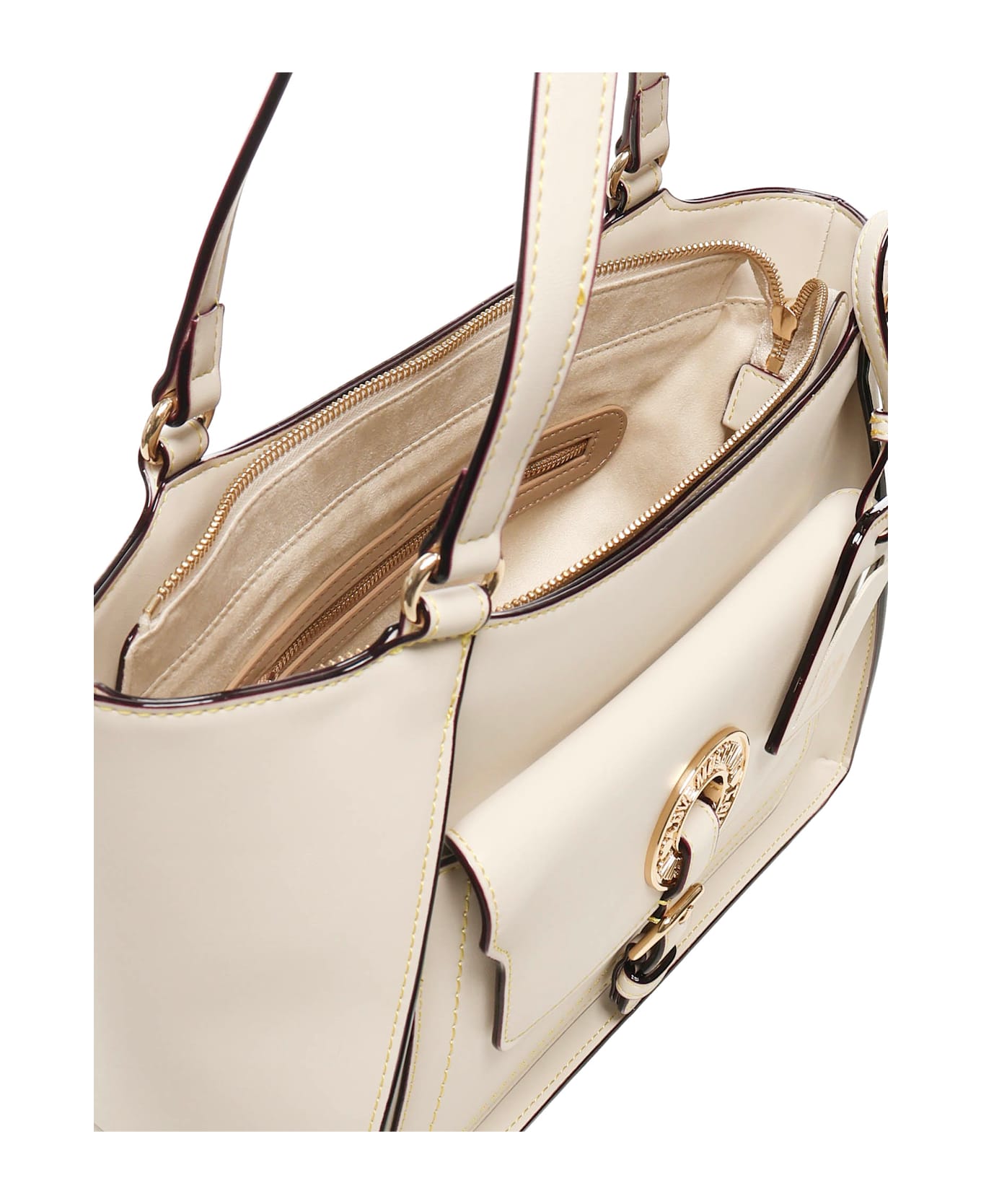 Love Moschino Handbag With Logo - White