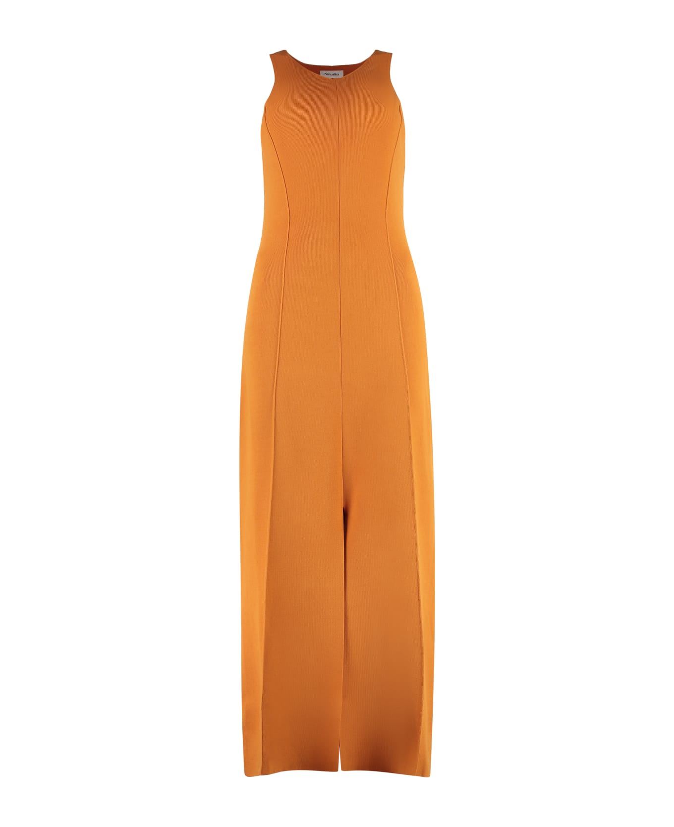 Nanushka Elia Midi Viscose Dress - Orange ジャンプスーツ