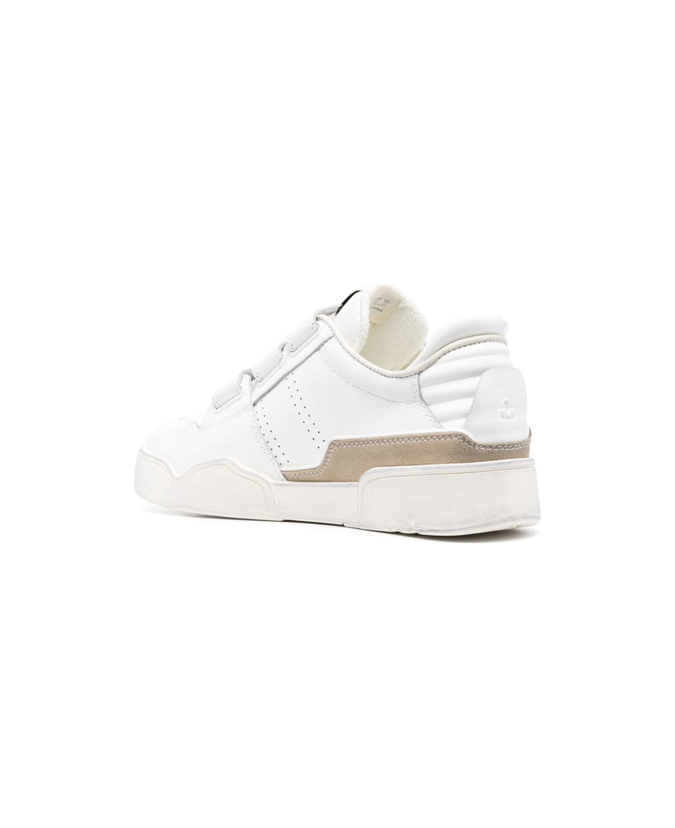 Isabel Marant Logo-patch Touch-strap Sneakers - BIANCO