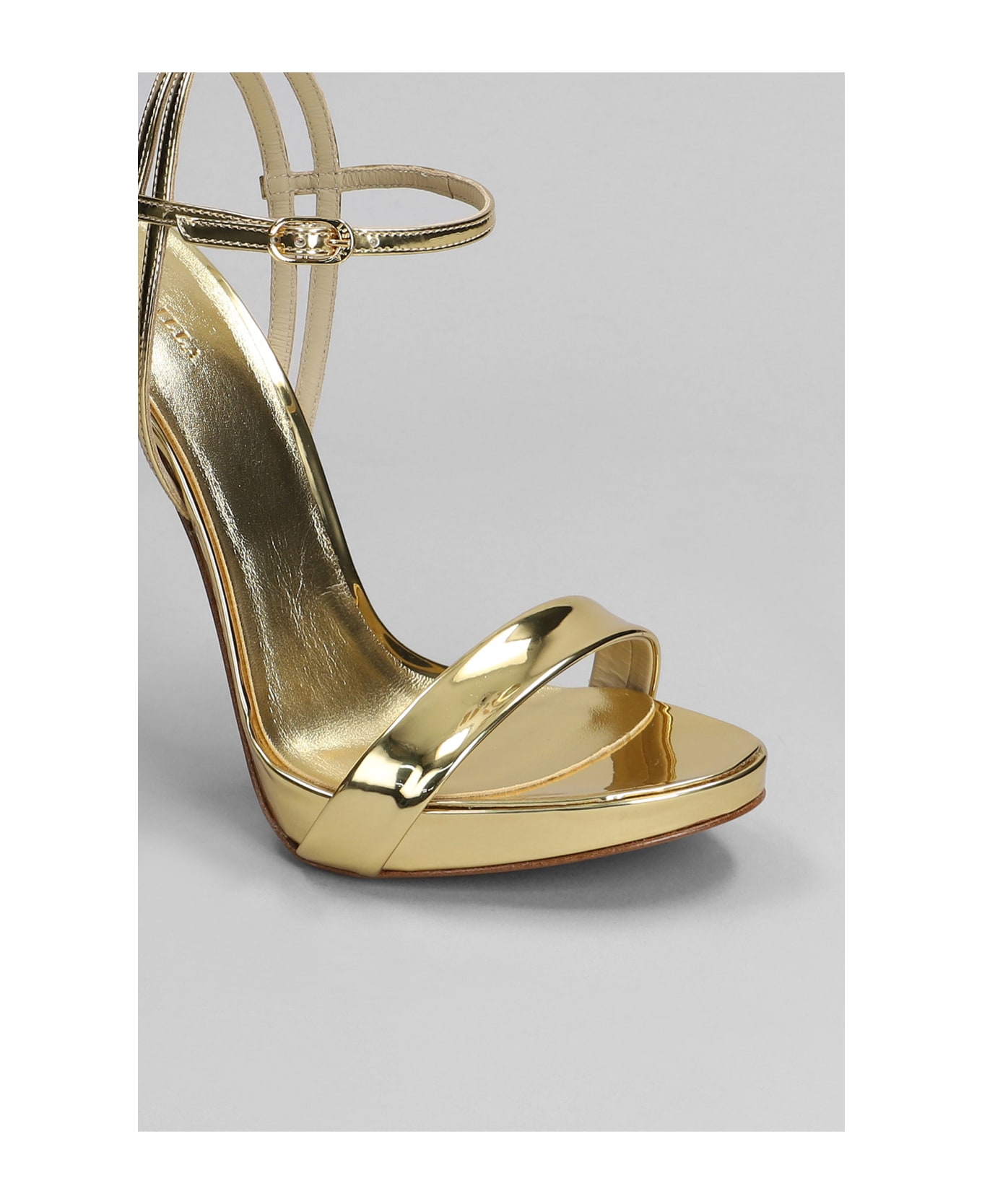 Le Silla Gwen Sandals In Gold Leather - gold サンダル