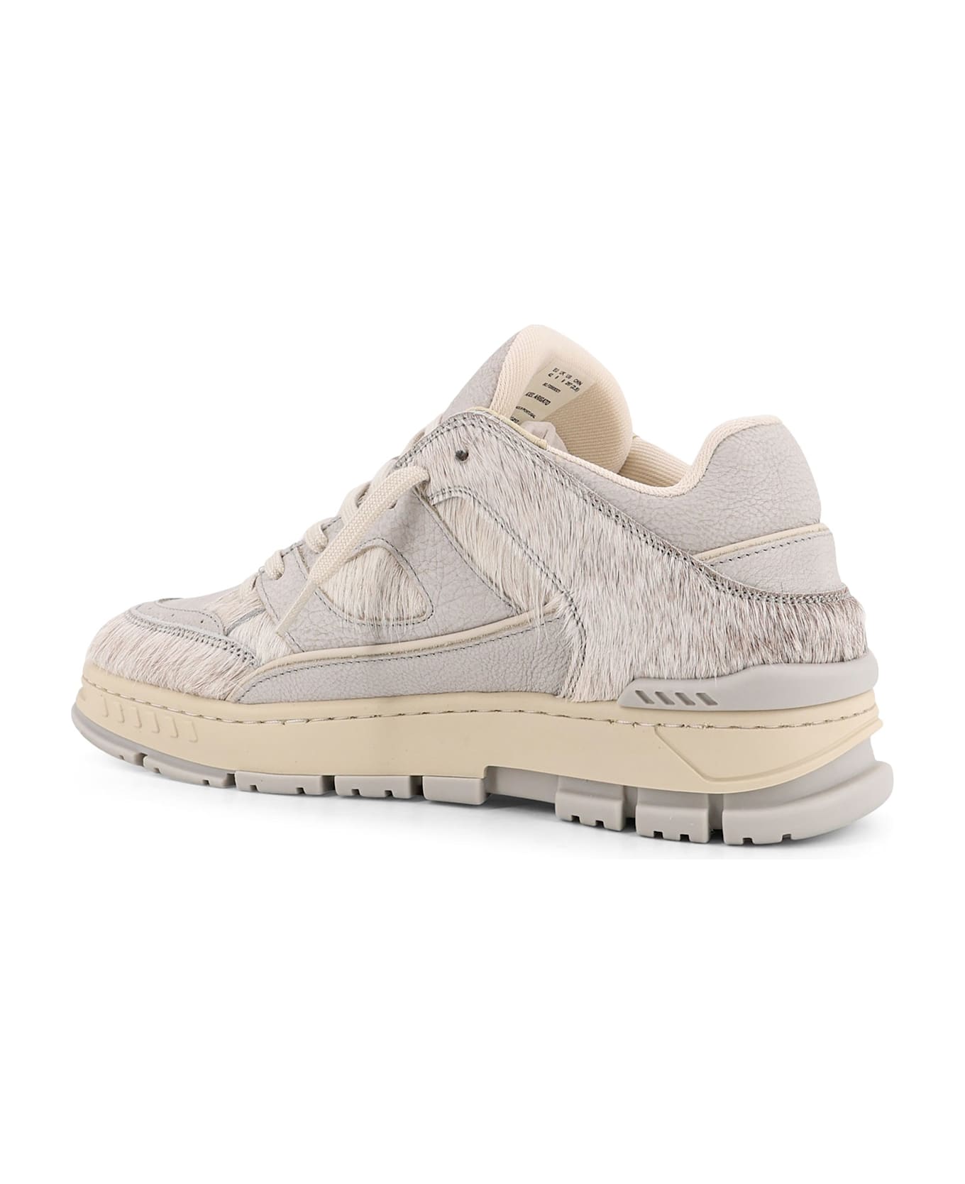 Axel Arigato Area Lo Ponyskin And Suede Low-top Sneakers - Greygray