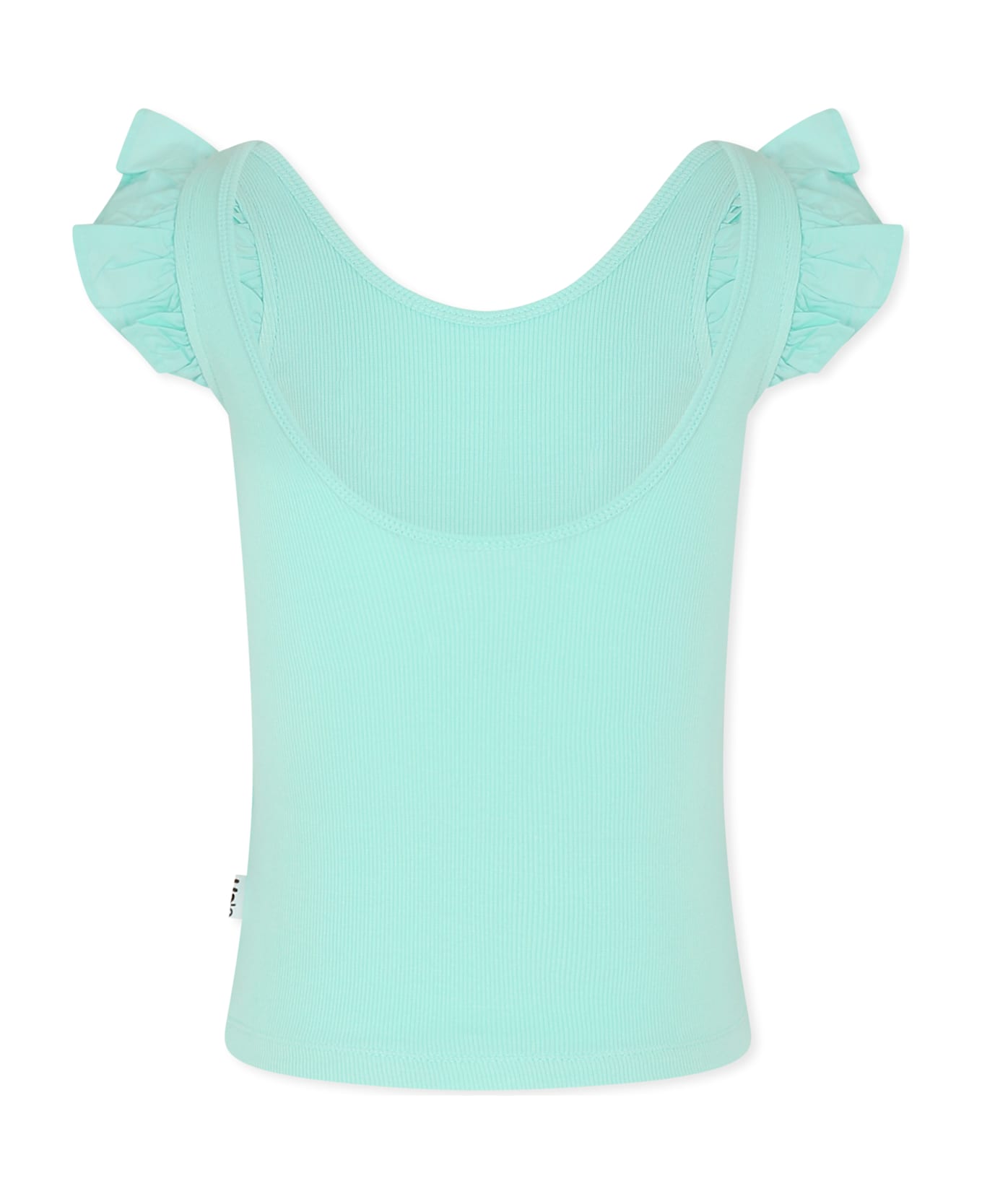 Molo Green Tank Top For Girl - Green