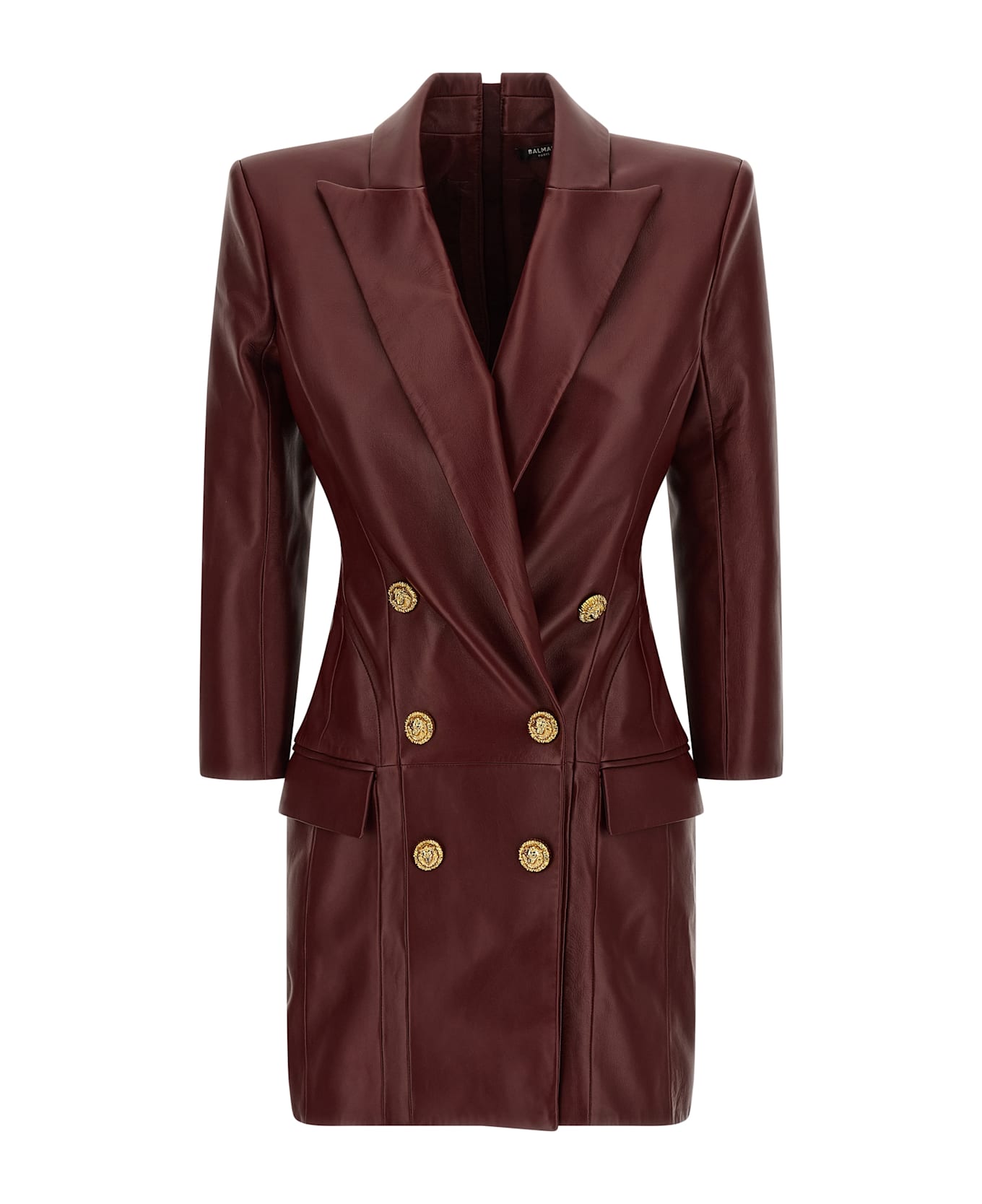 Balmain Blazer Dress - Bordeaux
