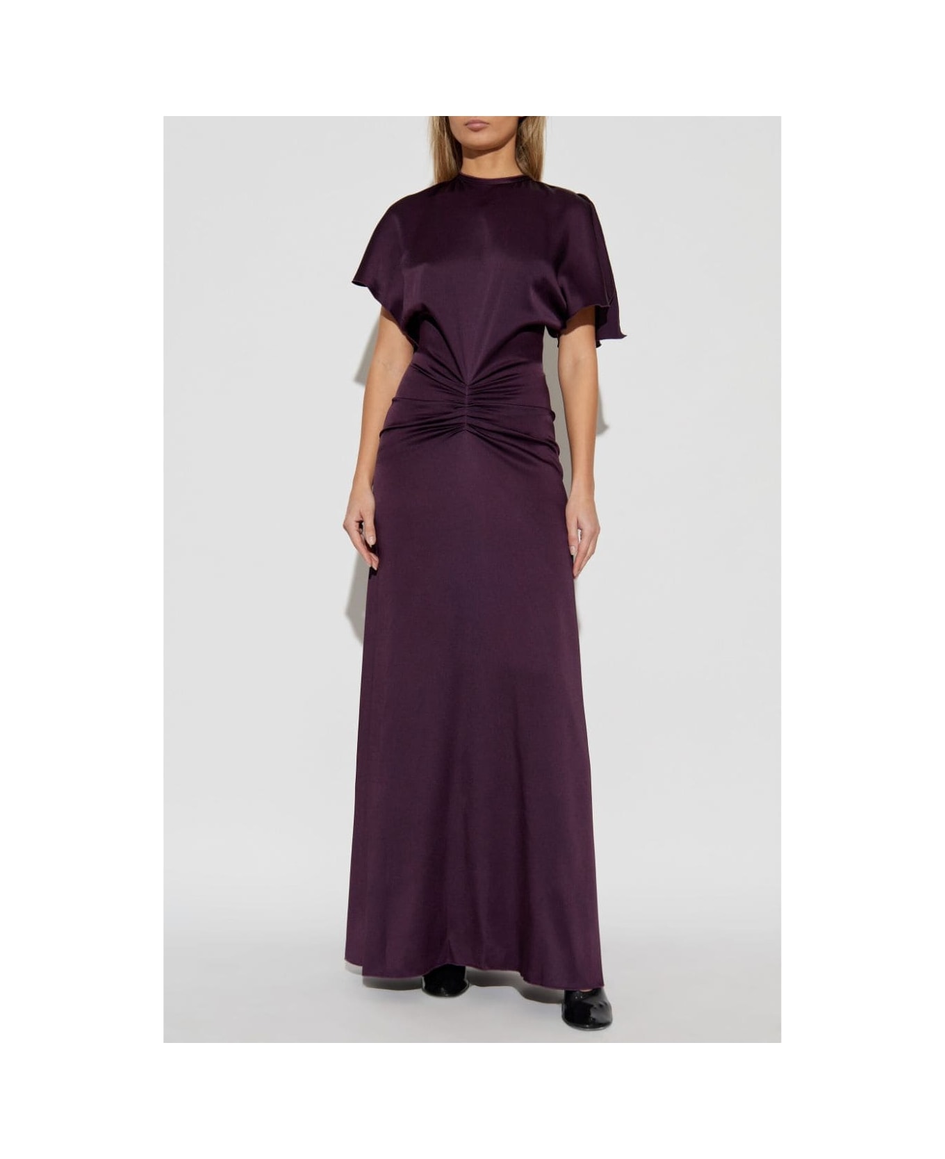 Victoria Beckham Gathered Waist Floor - Fig