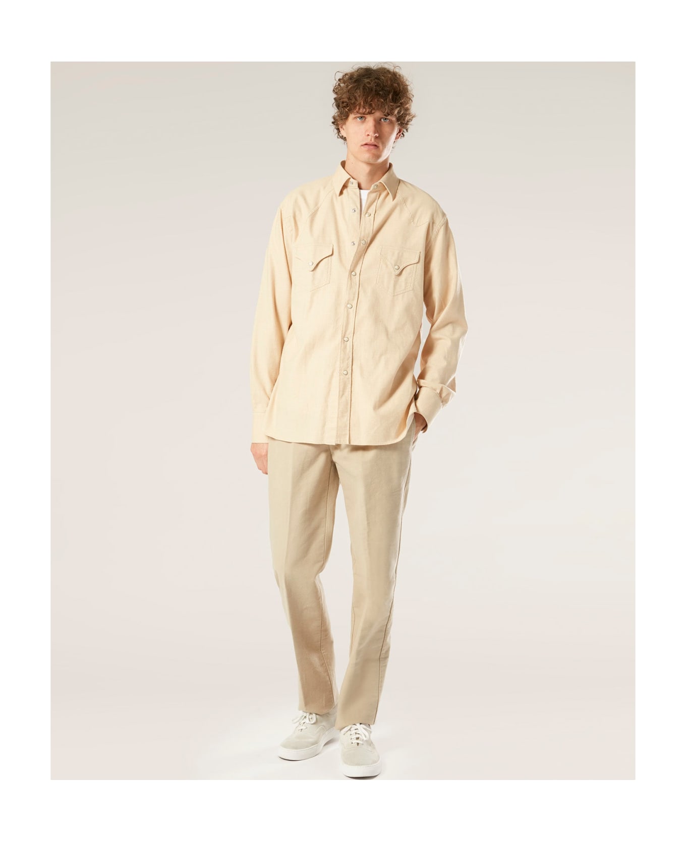 doppiaa Aariosto Cotton Wester Shirt