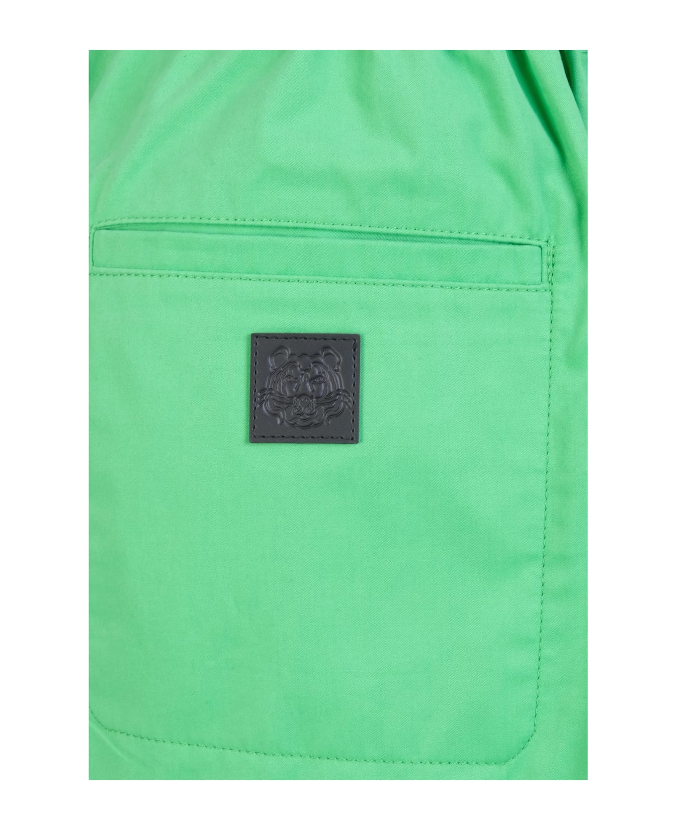 Kenzo Cotton Shorts - Green