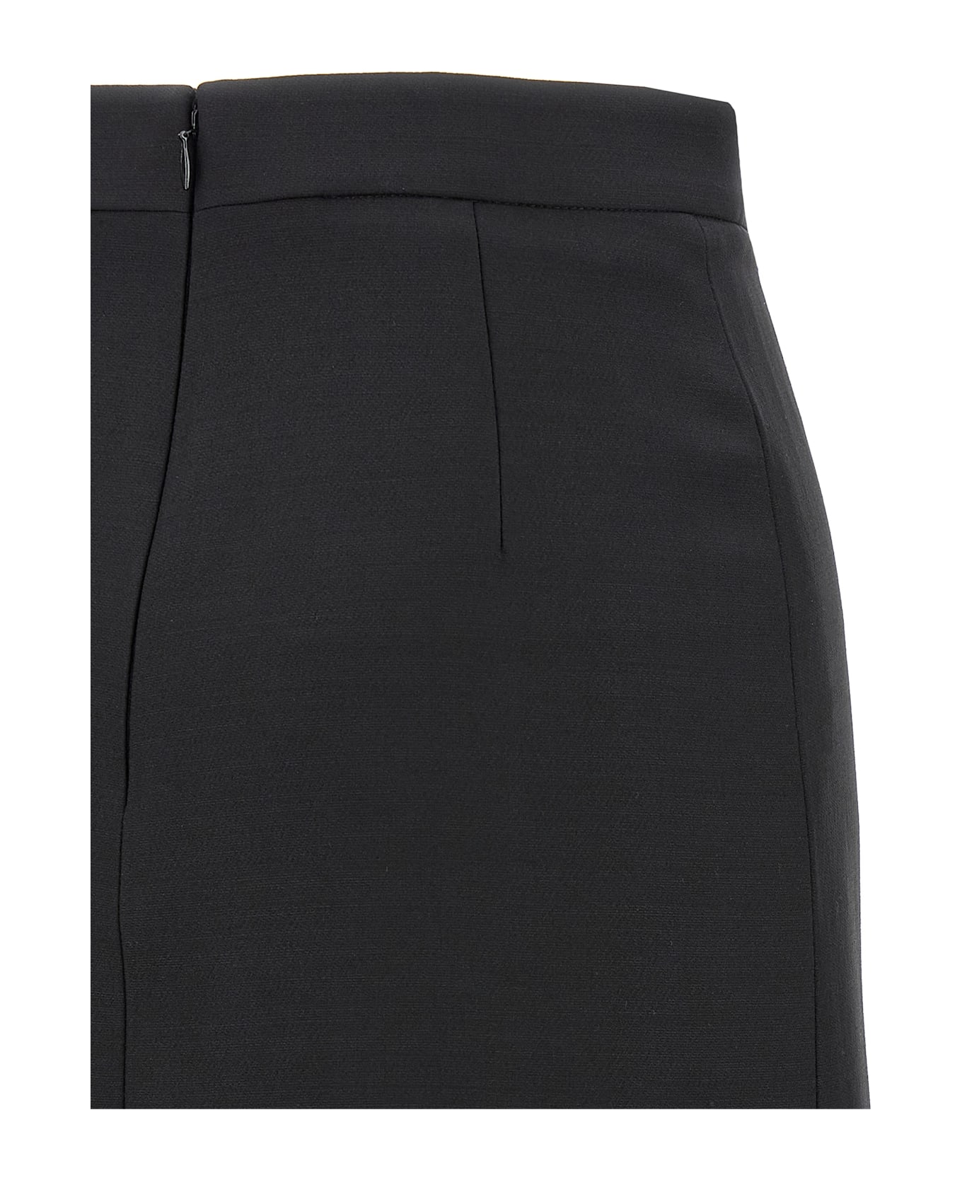 Valentino Garavani Crepe Couture Skirt - Black  