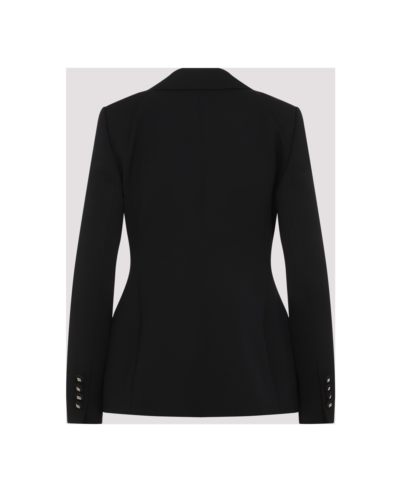 Dolce 
Gabbana Black Virgin Wool Blazer - Nero