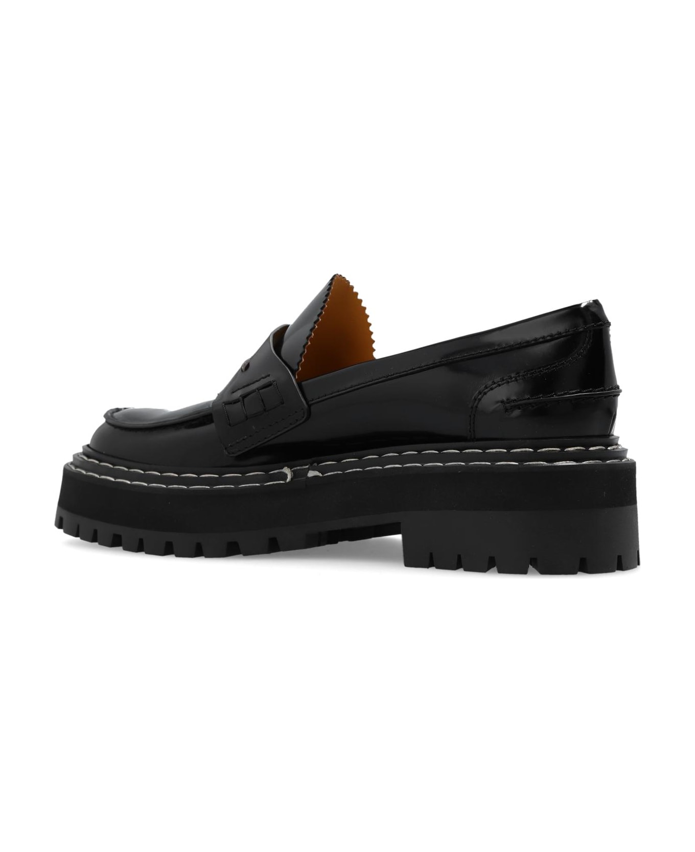 Proenza Schouler Leather Loafers - Black フラットシューズ