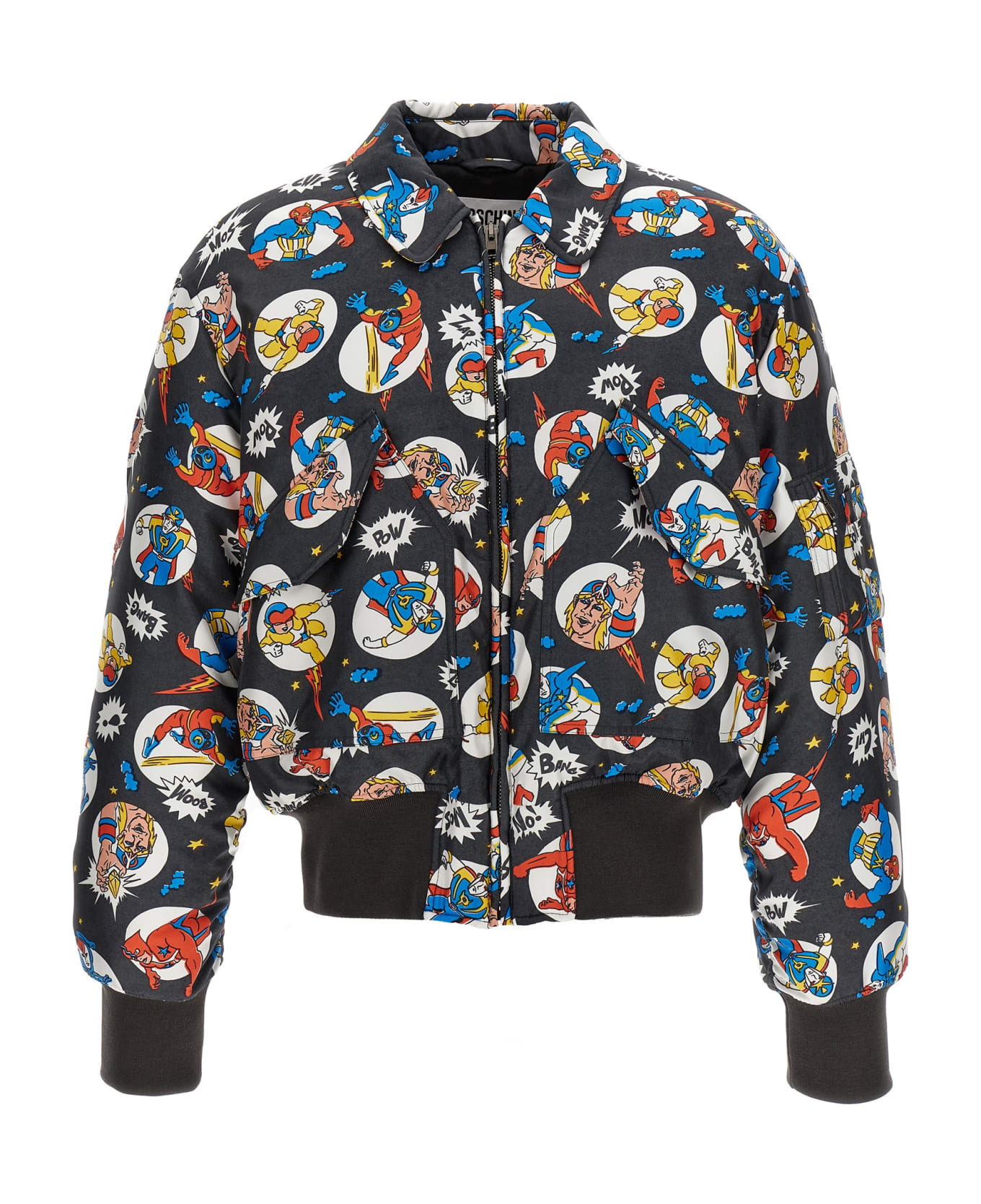 Moschino Fantasy Cartoon Bomber Jacket - Multicolor ジャケット