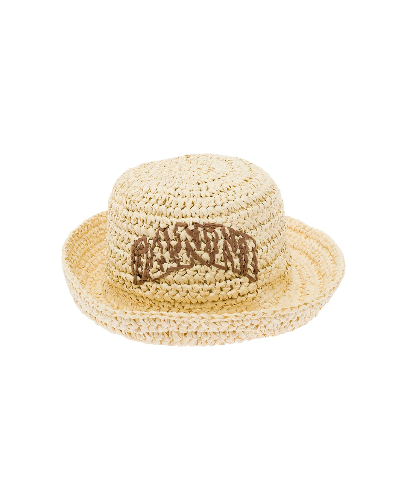 Ganni Summer Straw Hat - Beige