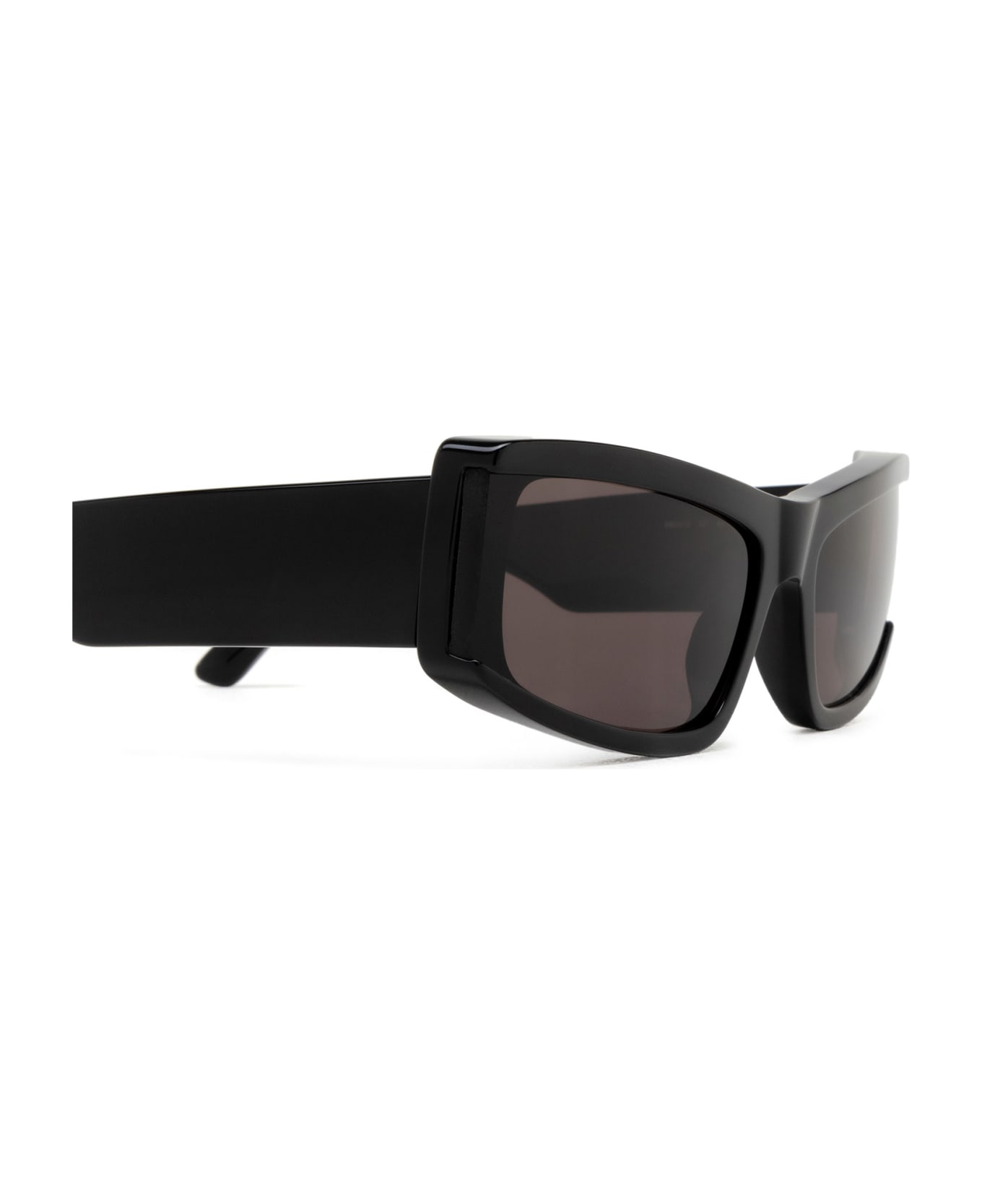 Balenciaga Eyewear Rectangular Lens Flat Temple Sunglasses - Black