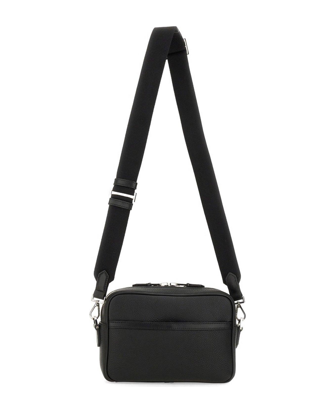 Tom Ford Traveller Small Messenger Bag - BLACK
