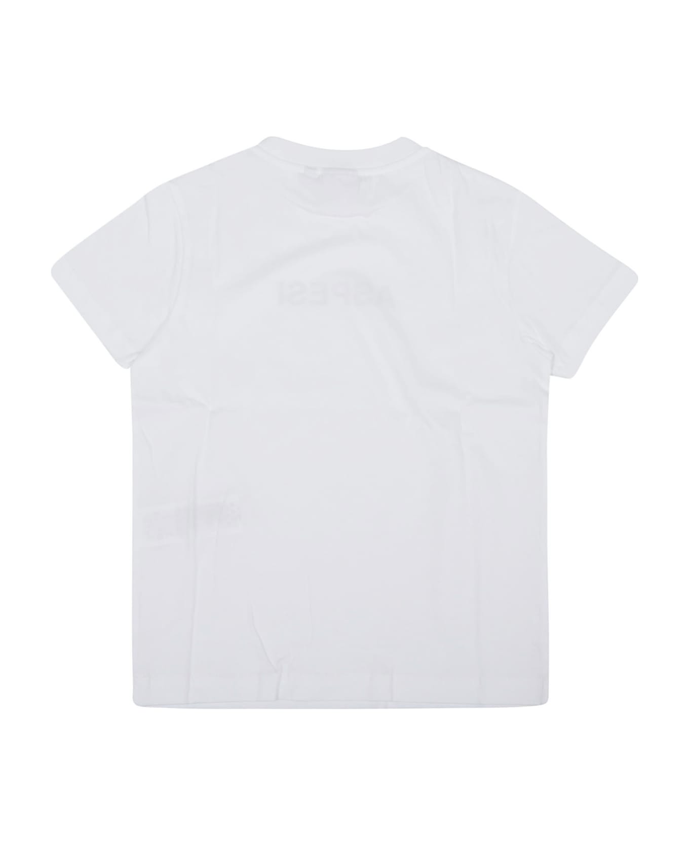 Aspesi T-shirt M/corta - Bianco Nero