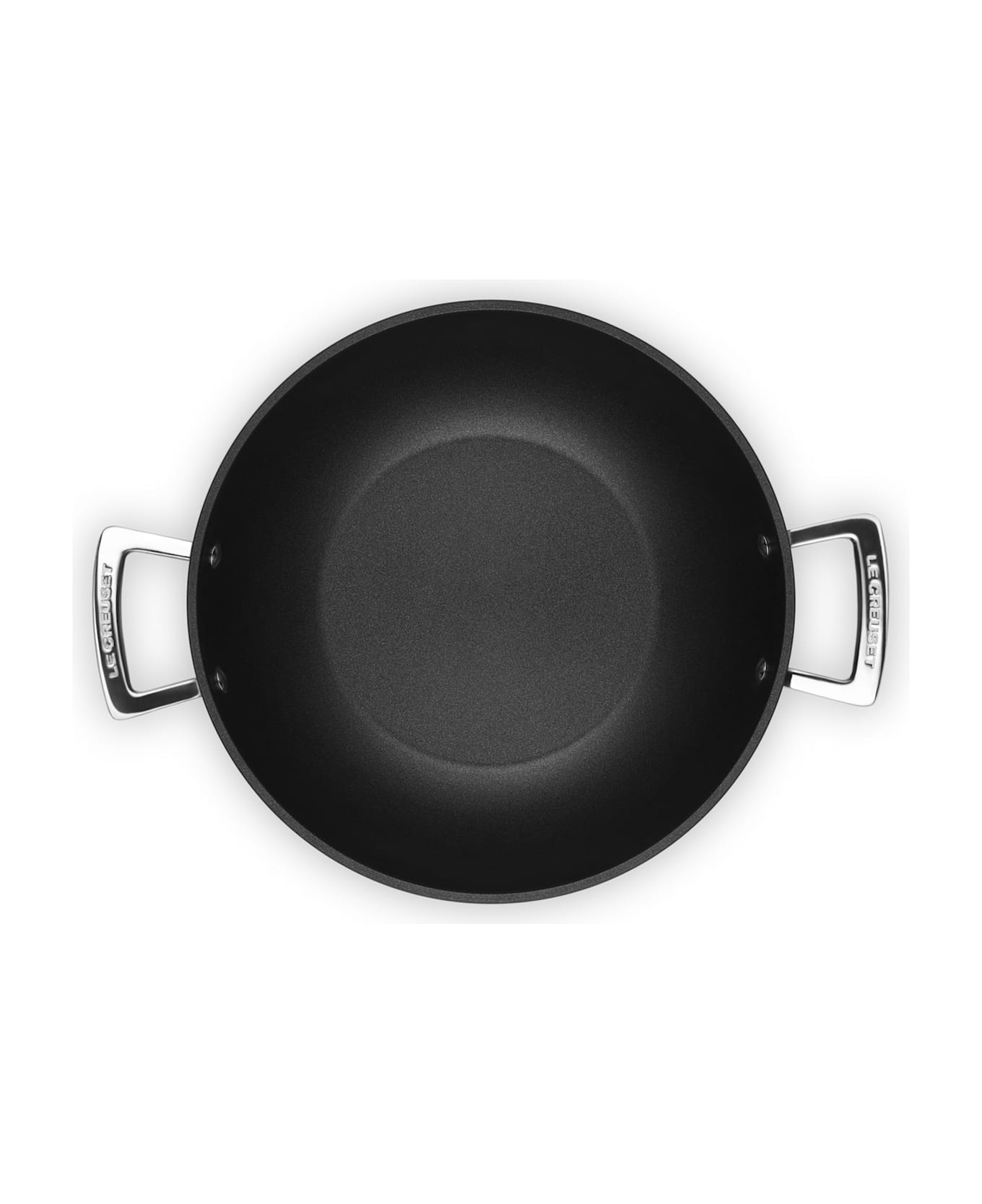 Le Creuset Padella Wok Con Manici 32 - Nero