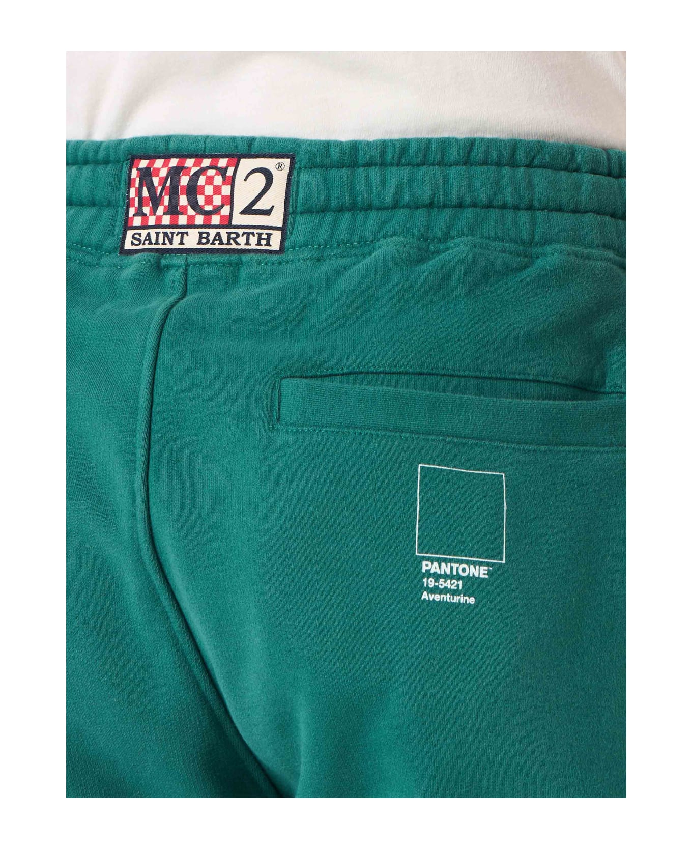 MC2 Saint Barth Green Track Pants | Pantone Special Edition - GREEN