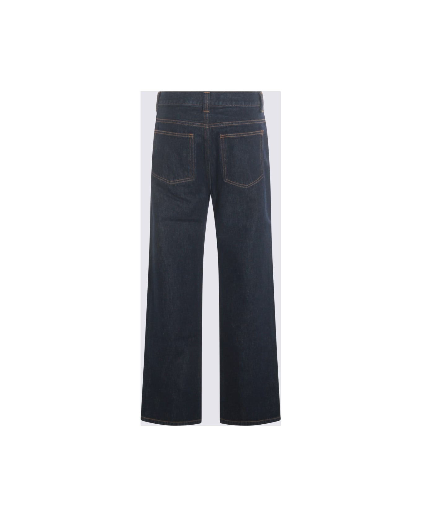 Khaite Dark Blue Cotton Jeans - BENSON