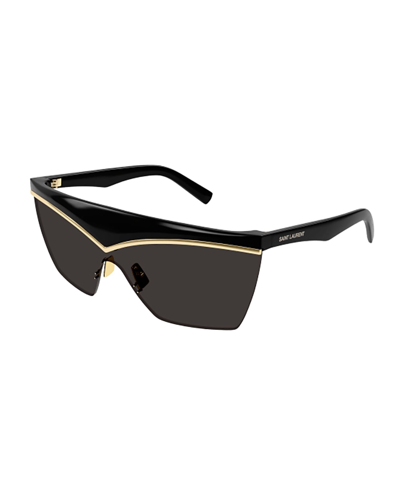Saint Laurent Eyewear SL 614 MASK Sunglasses - Black Black Black