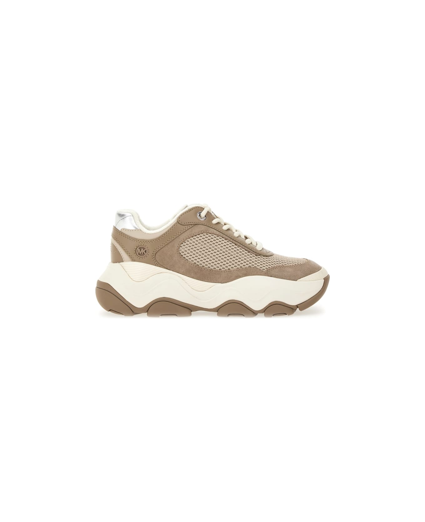 Michael Kors "atlas" Leather Sneaker - DOVE