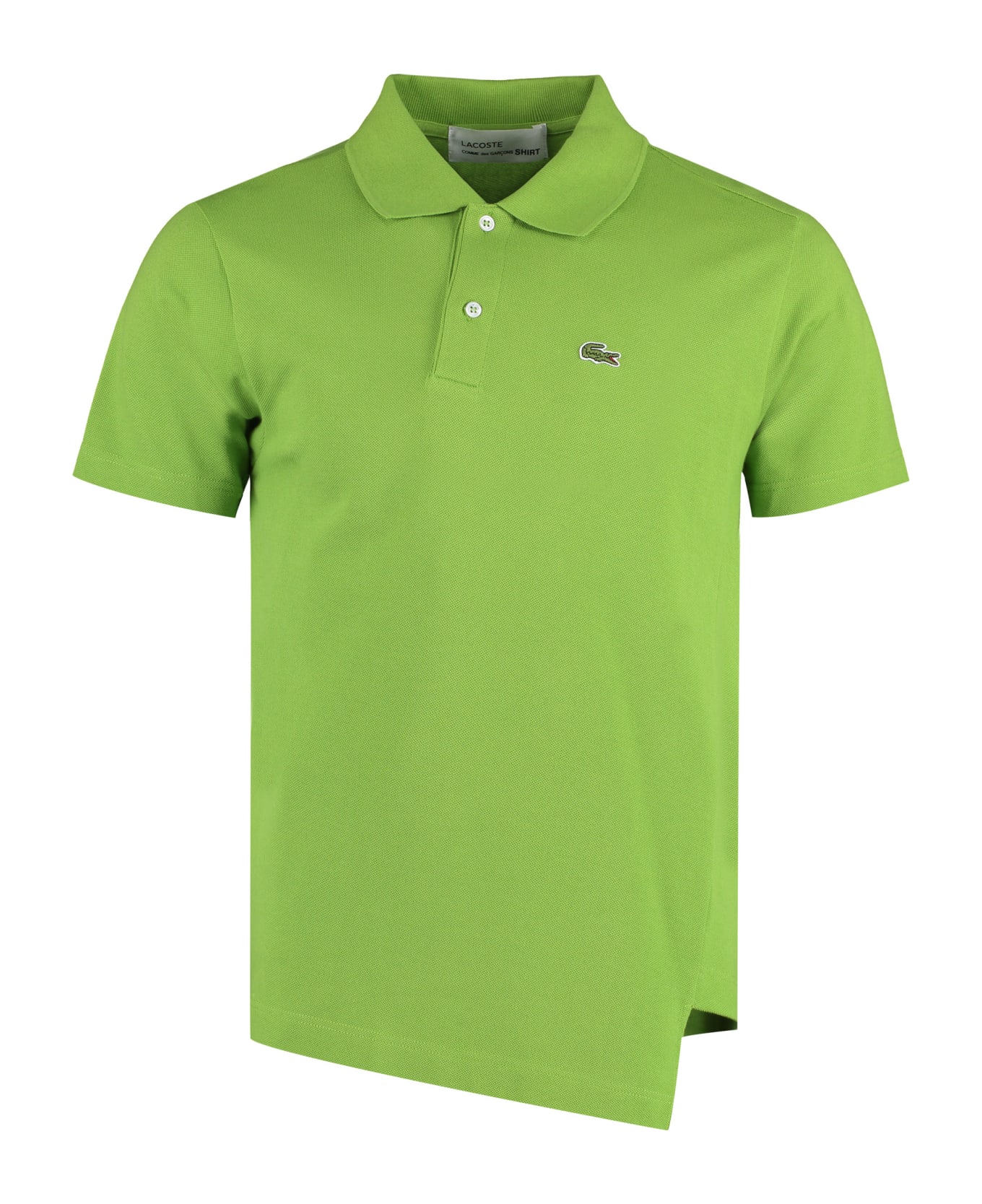 Comme des Garçons Shirt Lacoste X Comme Des Garçons - Cotton-piqué Polo Shirt - green ポロシャツ