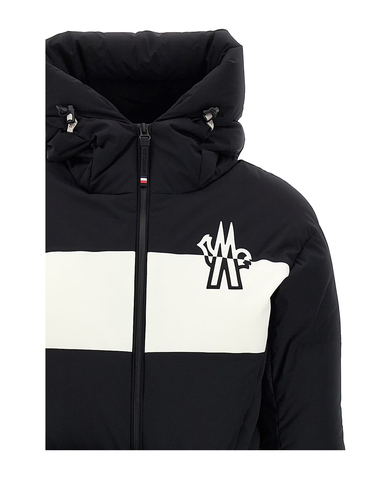 Moncler Grenoble Logo Ski Suit - White/Black