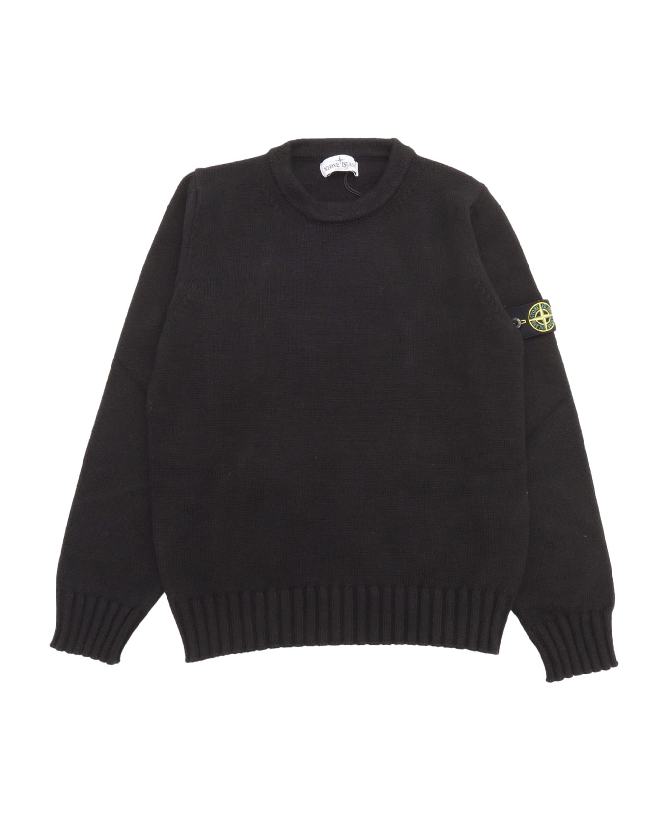 Stone Island Junior Sweater - BLACK
