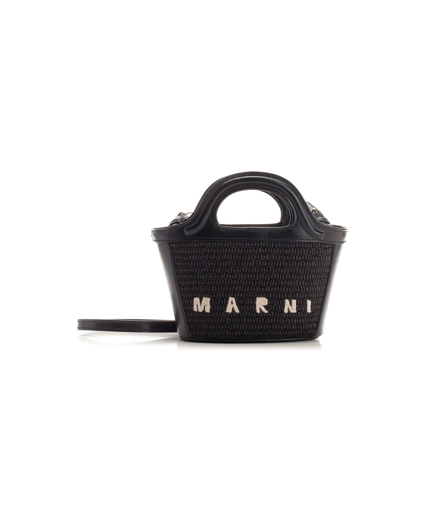 Marni 'tropicalia' Small Hand Bag - Nero