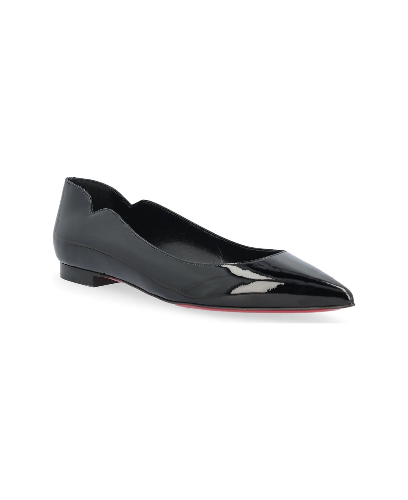 Christian Louboutin Hot Chickita Flat Shoes - Black