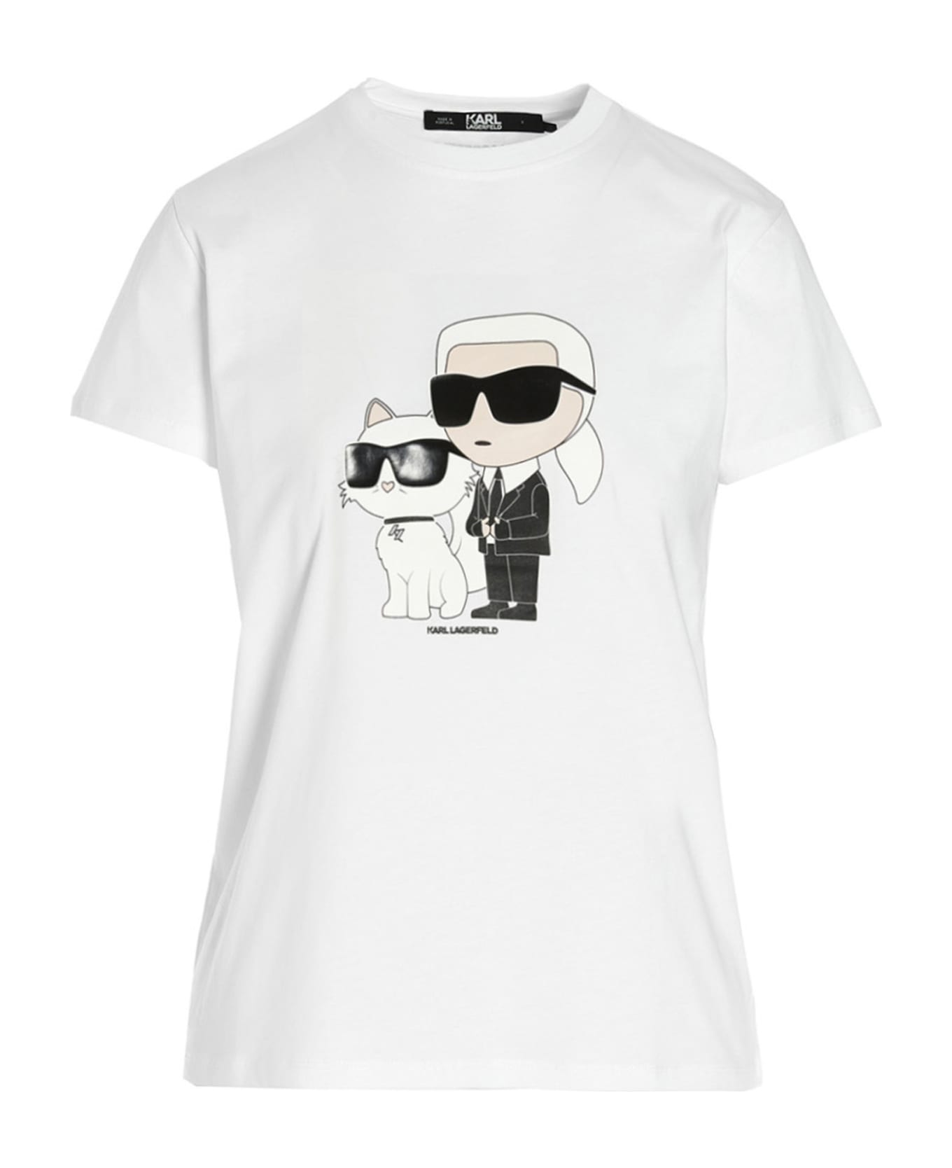 Karl Lagerfeld 'ikonik 2.0' T-shirt - White Tシャツ