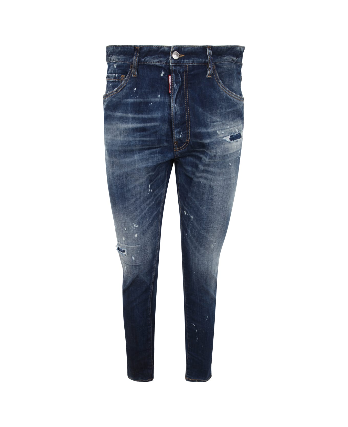 Dsquared2 Relax Long Crotch Jeans - Navy Blue