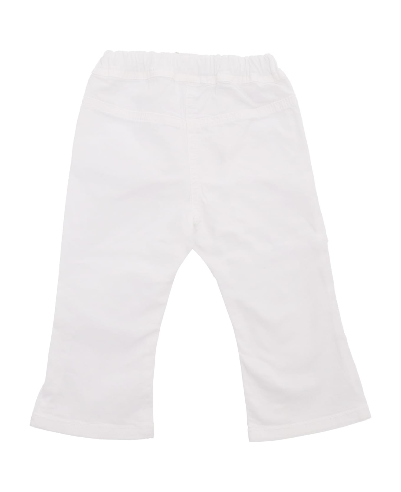 Il Gufo White Trousers - WHITE ボトムス