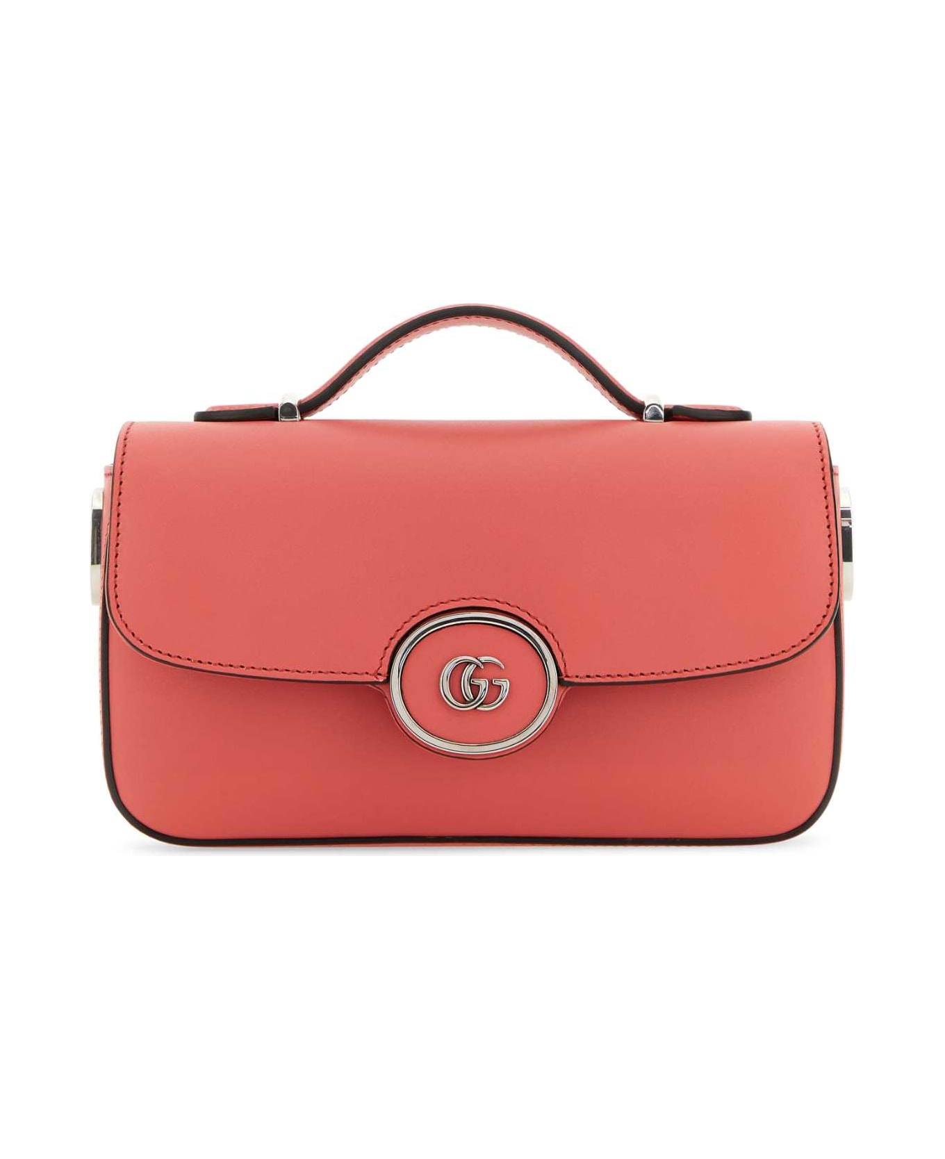 Gucci Dark Pink Leather Mini Petite Gg Handbag - GORGEUSGRACE