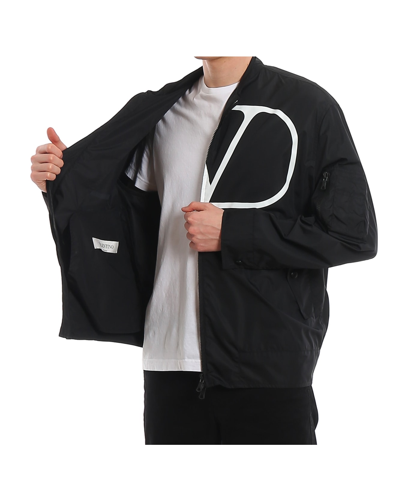 Valentino V Logo Dreamers Jacket - Black