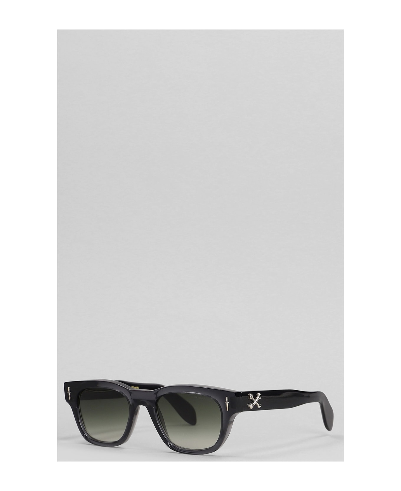 Cutler and Gross The Great Frog Sunglasses In Grey Acetate - grey