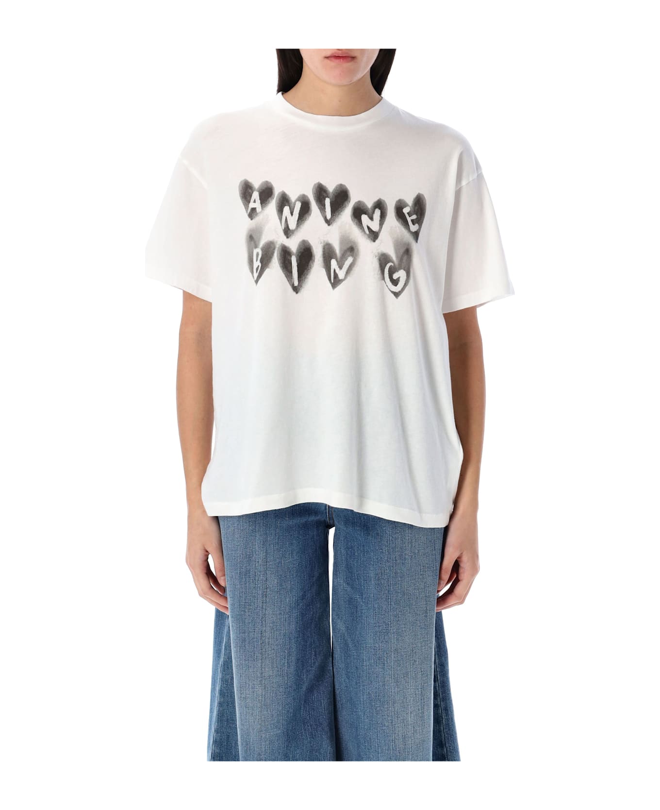 Anine Bing Cade Tee Hearts | italist