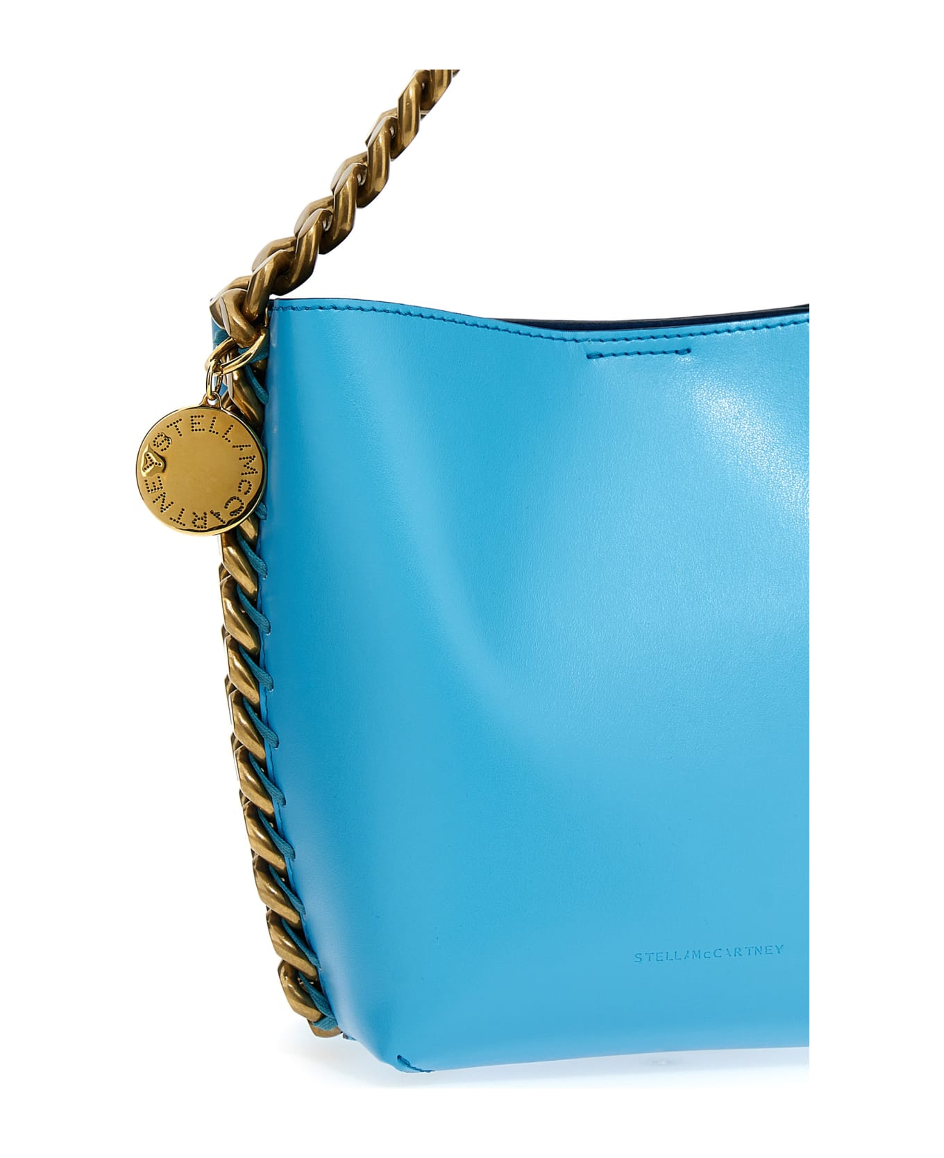 Stella McCartney 'frayme' Bucket Bag - Blue