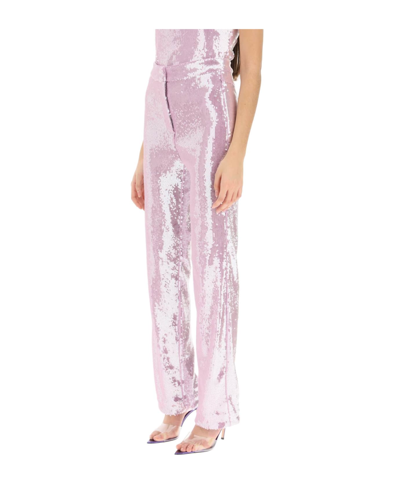 Rotate by Birger Christensen 'robyana' Sequined Pants - LUPINE (Purple)