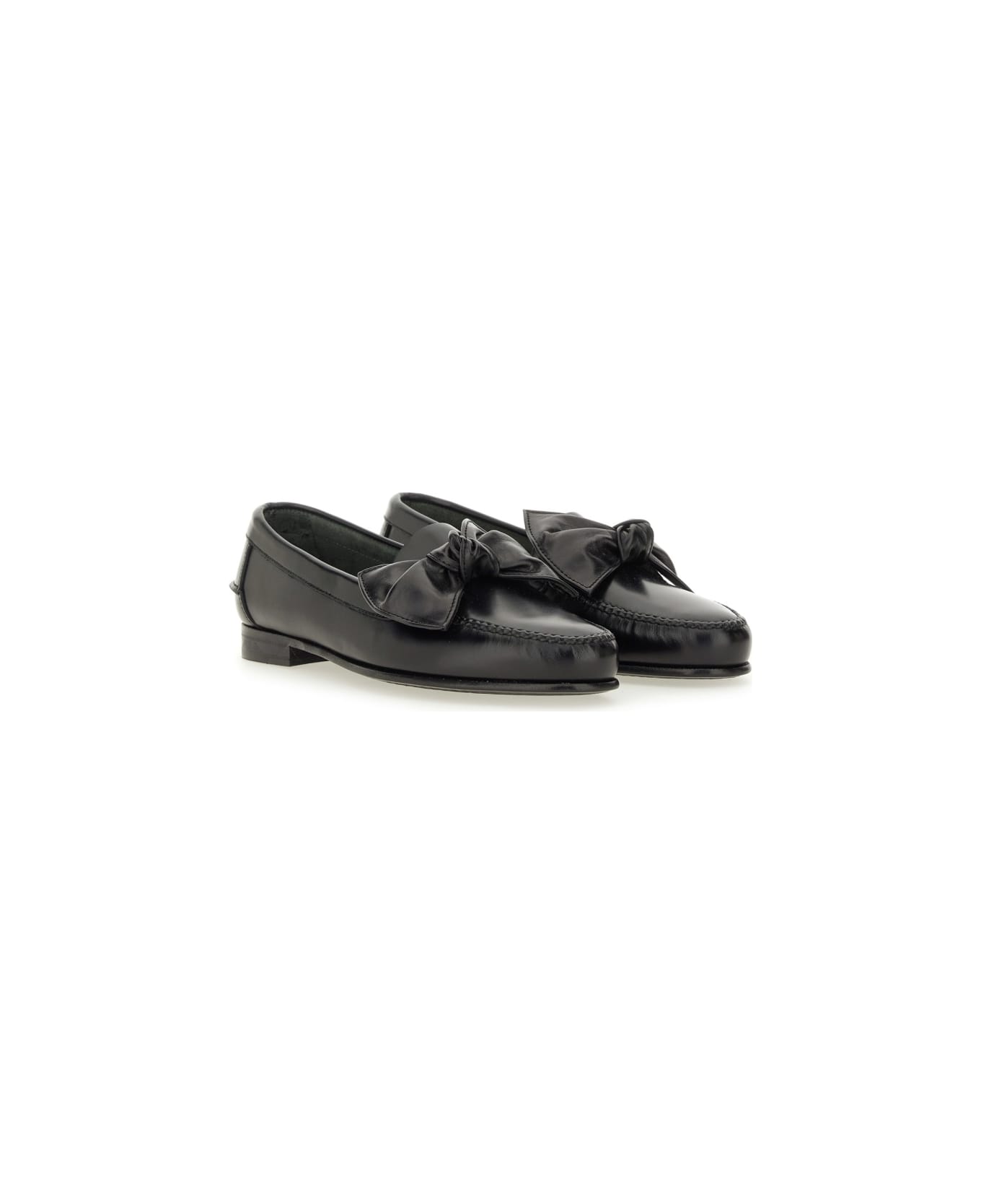 Hereu Slip-on Loafer "corbati" - BLACK