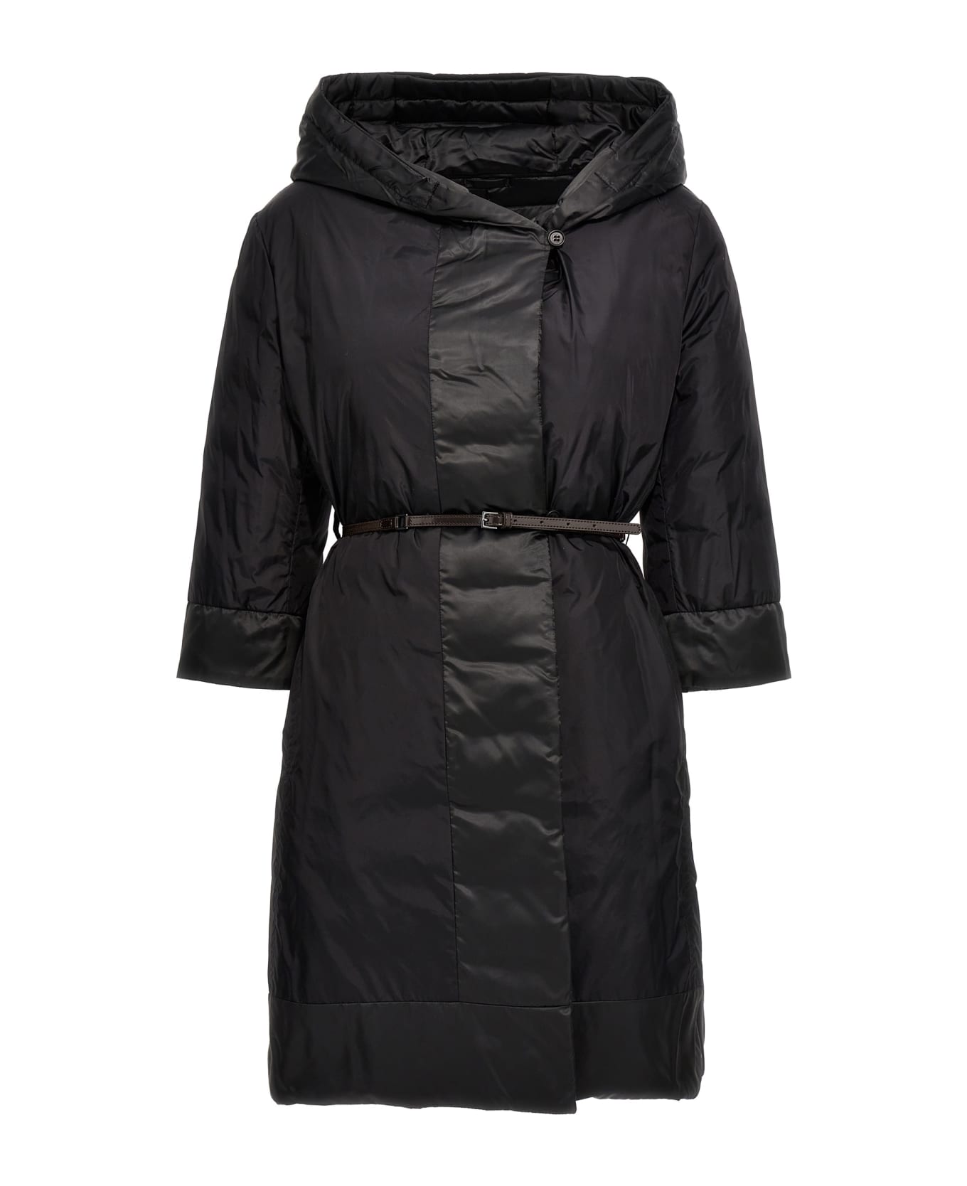 Max Mara The Cube 'novef' Reversible Down Jacket - Black