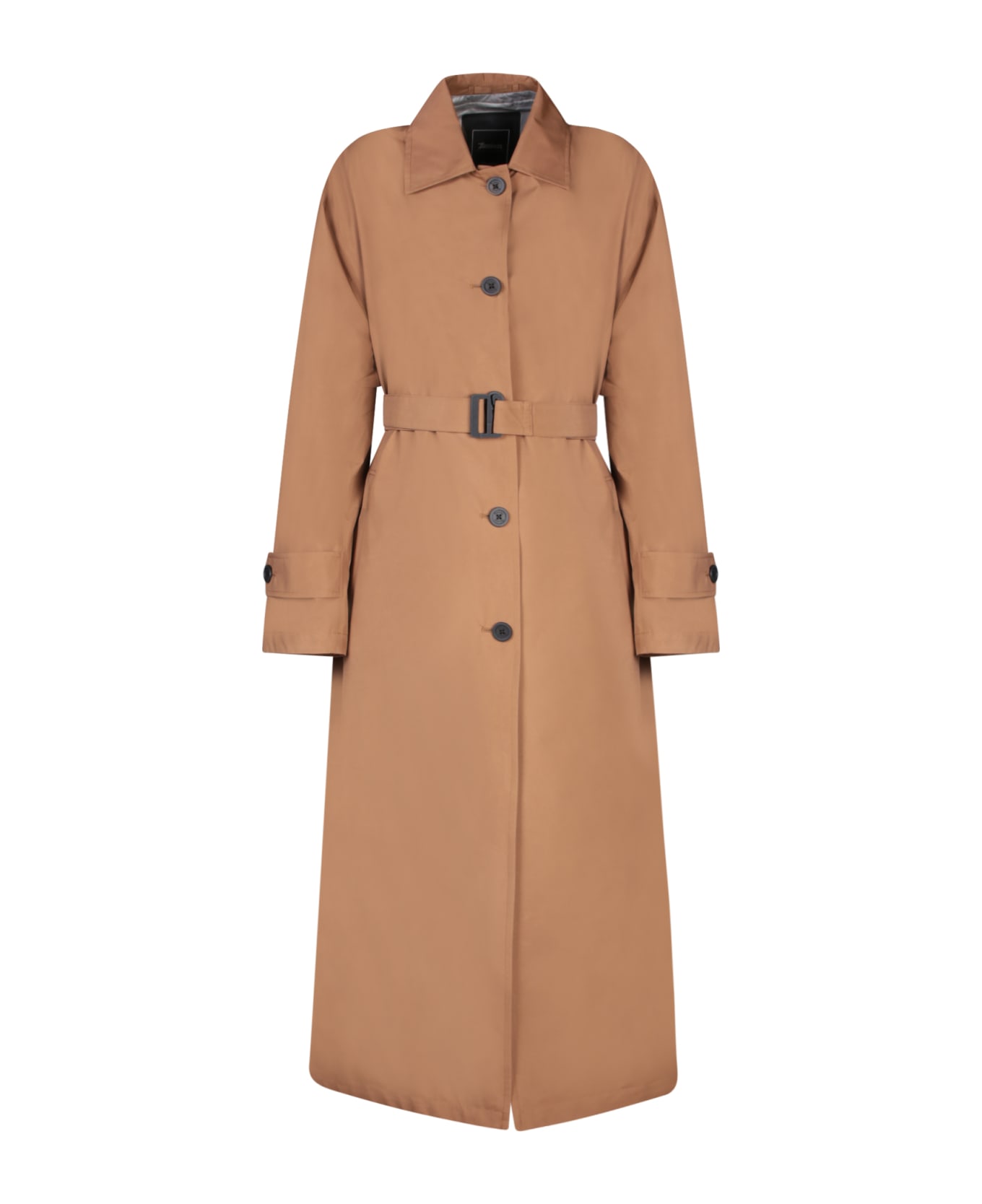 Herno Burnt Long Goretex Laminar Trench Coat By Herno - Brown