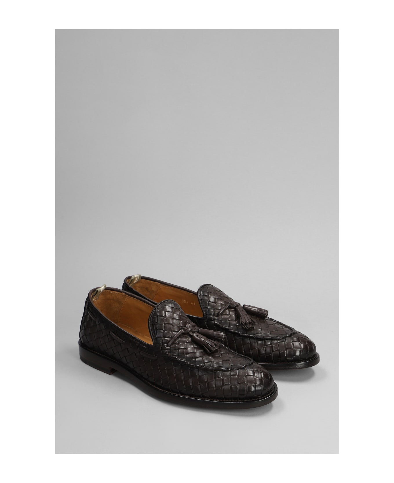 Officine Creative Opera 004 Loafers In Brown Leather - brown ローファー＆デッキシューズ