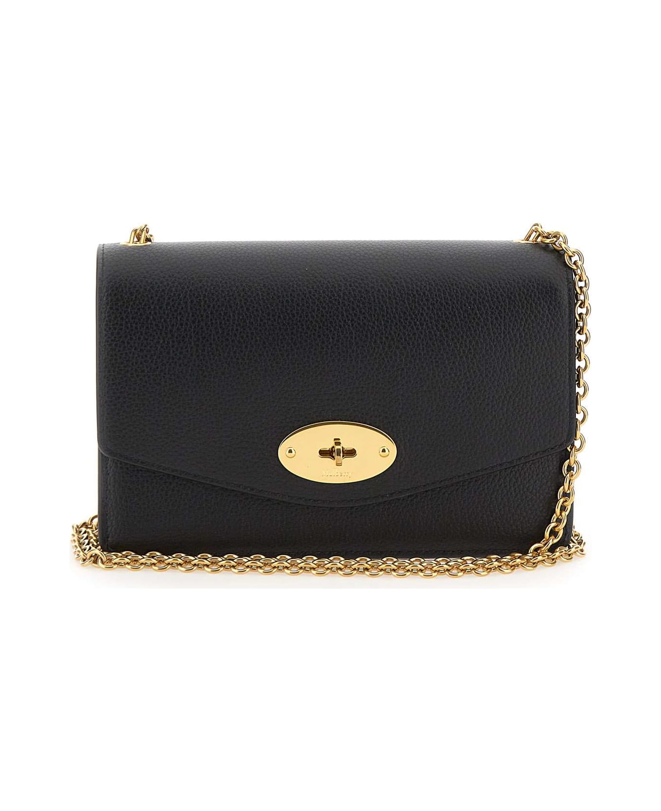 Mulberry 'small Darley' Leather Bag - Black ショルダーバッグ