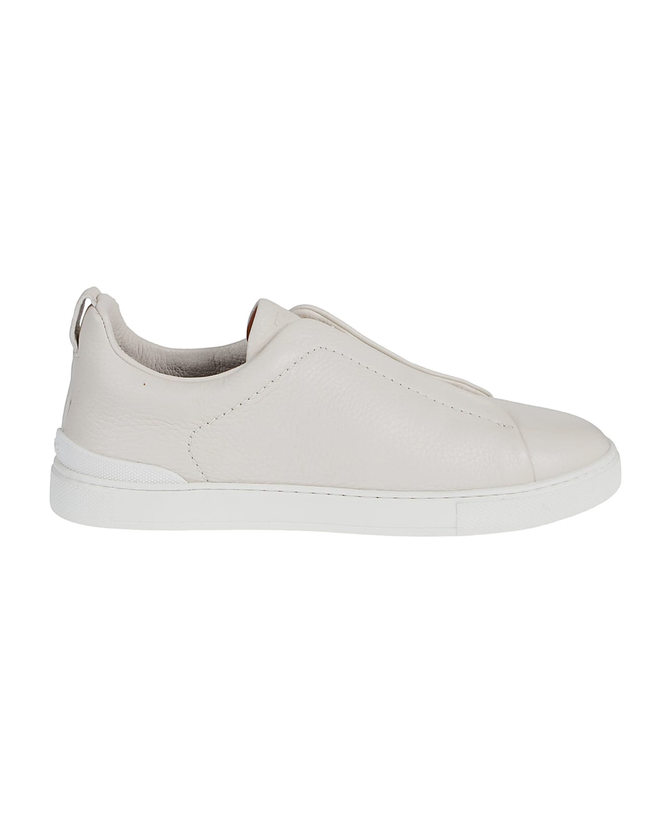 Zegna Triple Stitch Low Top Sneakers - Pan Crema スニーカー