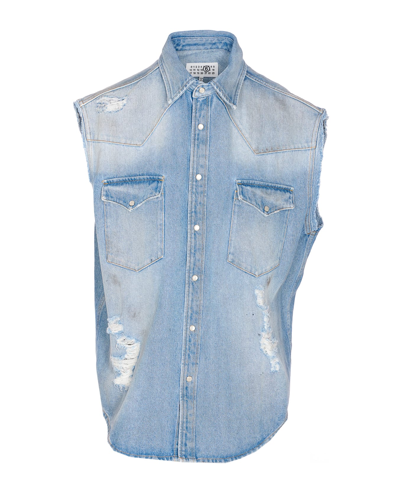 MM6 Maison Margiela Denim Shirt - Denim
